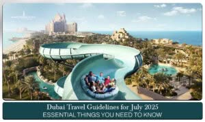 Dubai Travel Guidelines for July with weather tips, travel advice, and seasonal attractions
